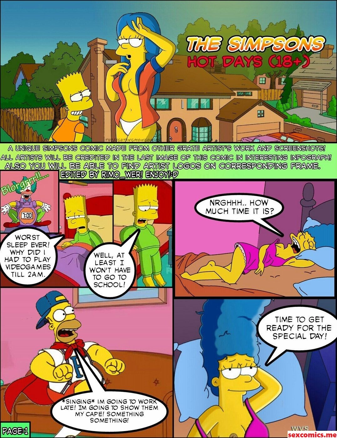 Porno die comic simpsons Simpsons Porn